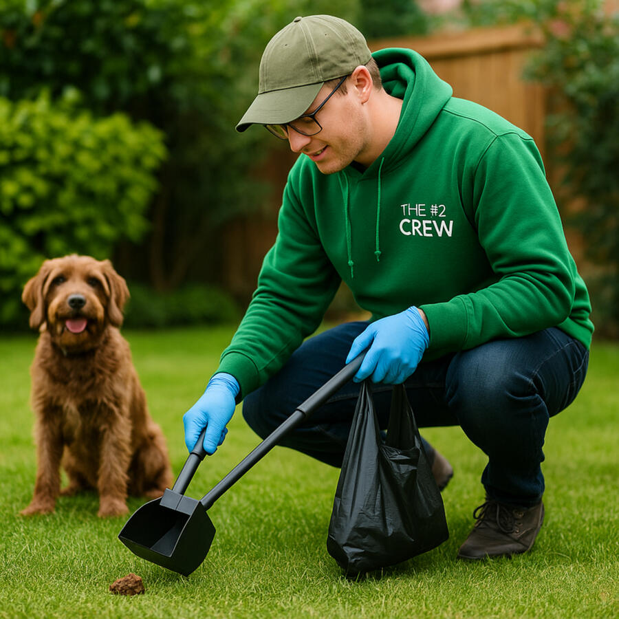 The #2 Crew logo – Dog waste removal service